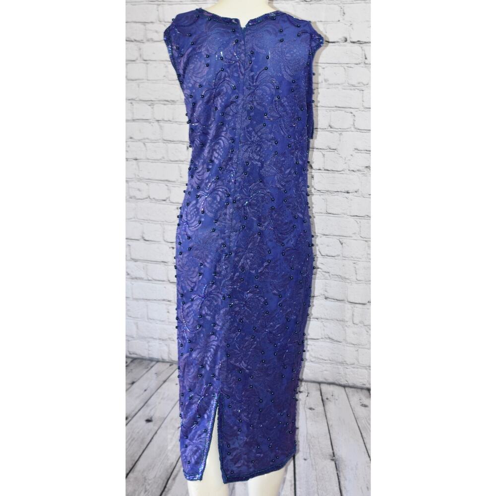 GUNIT Fashions Sequined & Beaded Cocktail Party Evening Dress Size 4XL NEW!!! - Picture 9 of 9